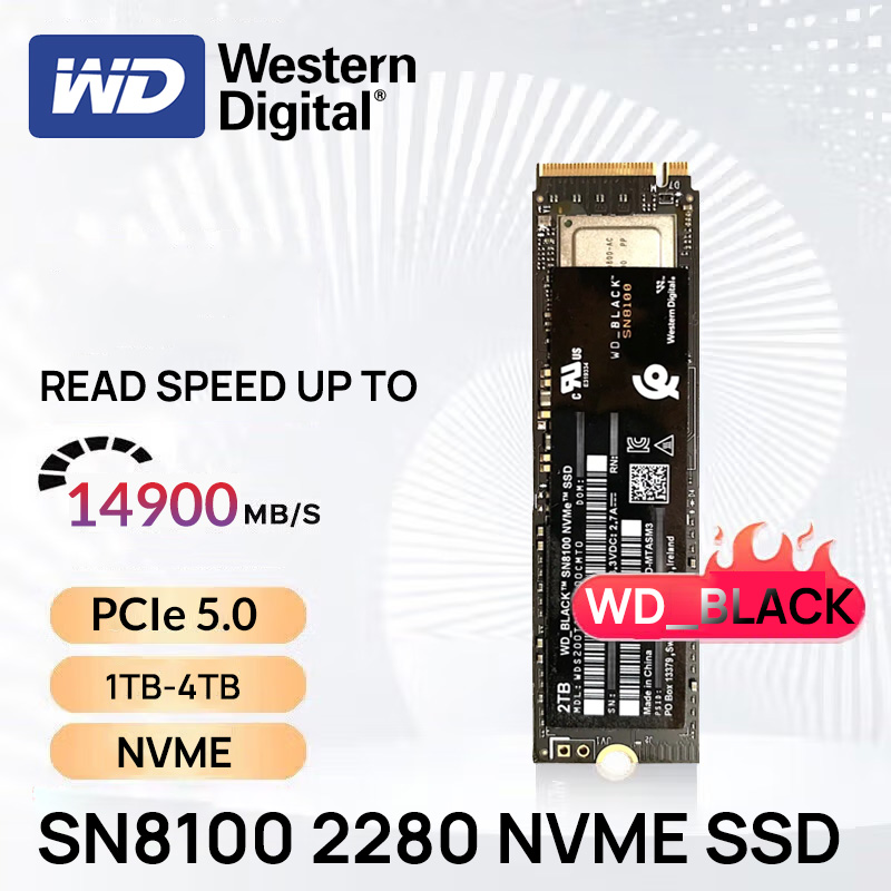 Nvme Pcie 5.0 Ssd 4Tb - SSD Western Digital PCIe 5.0 Novo