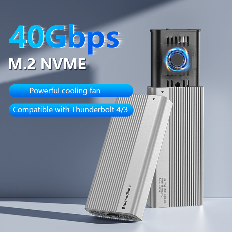 Usb4 40Gbps External Ssd 8Tb - Gabinete Portátil USB4 para SSD M.2