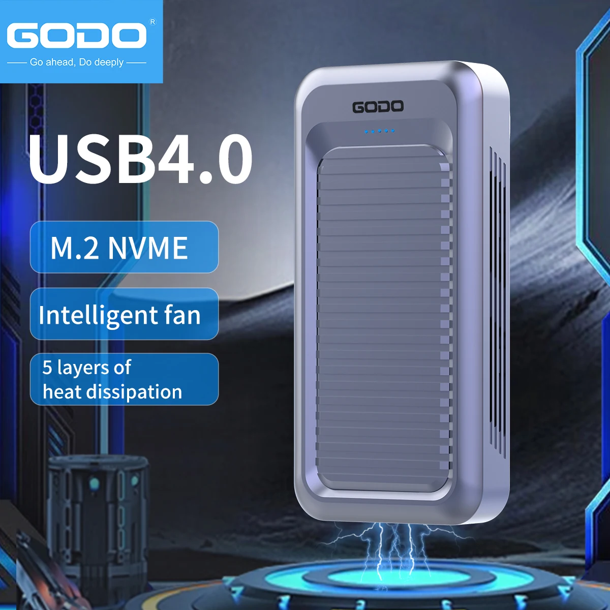 GODO Case Externo para SSD M.2 - Thunderbolt 4 External Ssd 4Tb avaliação e preço