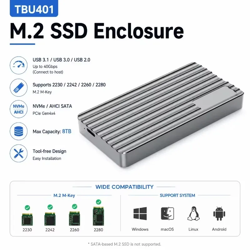 AP01 para Caixa Externa de Alu - Usb4 40Gbps External Ssd 8Tb avaliação e preço