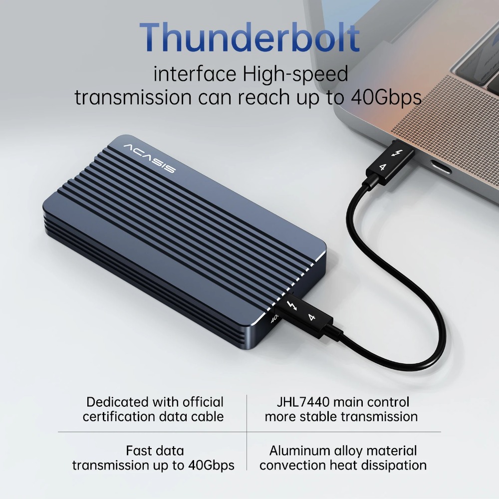 ACASIS 40Gbps M.2 NVMe SSD Gab - 8Tb M2 Nvme Ssd avaliação e preço