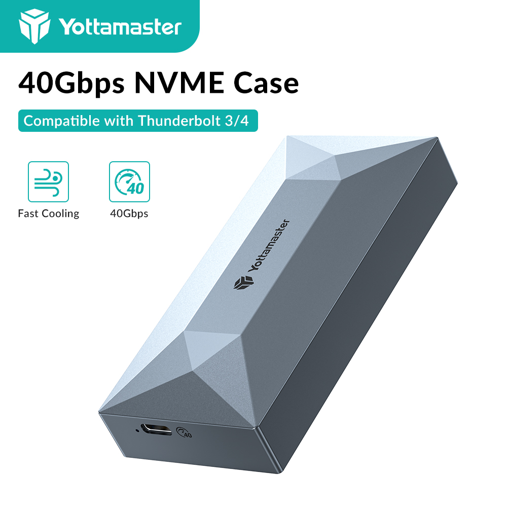 Yottamaster 40Gbps NVMe SSD En - Thunderbolt 4 External Ssd 4Tb avaliação e preço