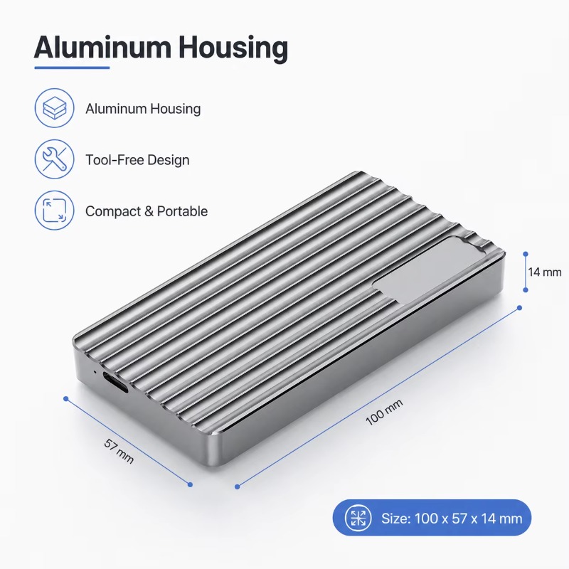 Gabinete Externo Portátil de A - Usb4 40Gbps External Ssd 8Tb avaliação e preço